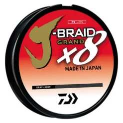 Daiwa J-Braid Grand X8 Gray Light Braided Line