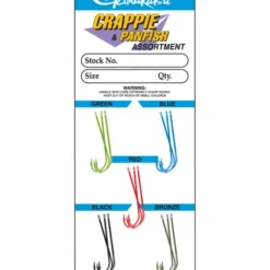 Gamakatsu Multi-Color Crappie & Panfish Hook Assortment