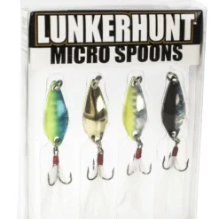 Lunkerhunt Micro Spoon 4-Piece Multi Pack