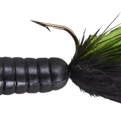 Lindy Fuzz-E-Grub Pre-Rigged Hair Tail Soft Grub 2 Pack